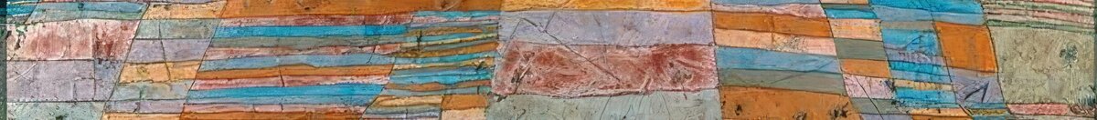 Drogi główne i boczne (Paul Klee), Detail: Rechte Feldstreifen