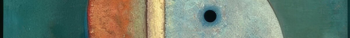 W górę (Wassily Kandinsky), Detail: Auge im blauen Halbkreis