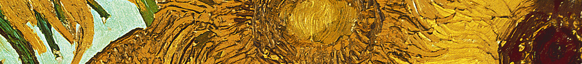 Słoneczniki (Vincent van Gogh), Detail: Zentrale Sonnenblume