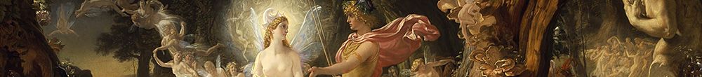 Kłótnia Oberona i Titanii (Joseph Noel Paton)