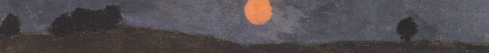 Księżyc nad krajobrazem (Paula Modersohn Becker)