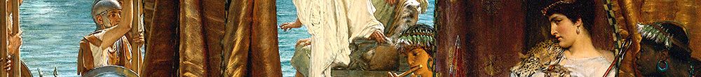 Spotkanie Antoniusza i Kleopatry (Lawrence Alma Tadema)
