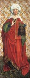 Święta Weronika, ok. 1428-30 (technika mieszana na drewnie dębowym)