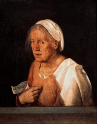La Vecchia (Stara kobieta) po 1505 (olej na płótnie)