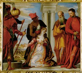 "Męczeństwo świętej Justyny", około 1560 r. (obraz na płótnie)