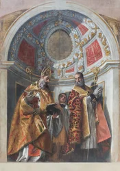 Dwaj święci biskupi (Geminiano i Severo ), 1558-1561 (olej na płótnie)