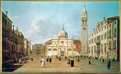 Campo Santa Maria Formosa (olej na płótnie)