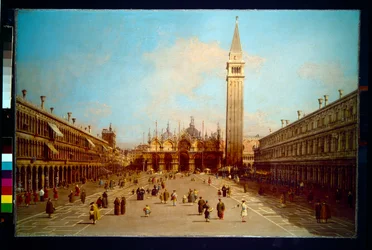 Piazza San Marco z widokiem w kierunku bazyliki San Marco