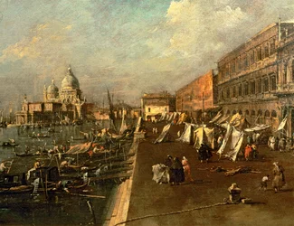 Riva dei Schiavoni, Punta della Dogana i Chiesa della Salute, Wenecja