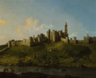 Widok na zamek Alnwick