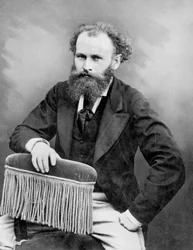 Edouard Manet, ok. 1875 (zdjęcie czarno-białe)