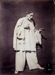 Mim: Charles Deburau (1829-1873) w „Pierrot przy garnku medycyny””