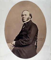 Portret Jacques Fromental Halevy (1799-1862) angielski kompozytor Photograph Nadar (Felix Tournachon) XIX wiek. Bolonia, museo bibliografico musicale
