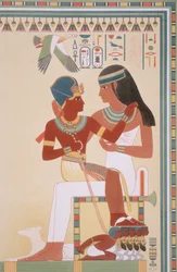 746.c.1. & f.8 Amounoph II i jego guwernantka z „Histoire de l