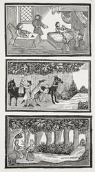 The History of The Two Children in the Wood, ilustracja z „Chap-books of the XVIII Century” Johna Ashtona, wyd. 1882 (lit)
