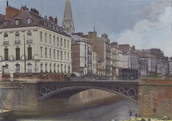 Nantes, Erdre (kolorowe zdjęcie)
