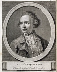 Kapitan James Cook, członek Royal Society of London
