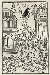 Ilustracja do Modlitw za zmarłych, z "Katalogu kolekcji rycin, akwafort i drzeworytów" Richarda Fishera, opublikowanego w 1879 r. (litografia)