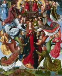 Maria, Królowa Niebios, ok. 1485-1500 (olej na płycie)