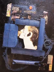 G. C. Riccardi, Sotto chiave, 1980, mieszane media na płótnie, 130x170, Włochy.