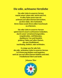 Szlachetna, uważna miłość serca - Wersja 2