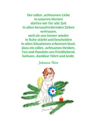 Różany anioł szlachetnej, uważnej miłości