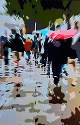 Tłum w mieście