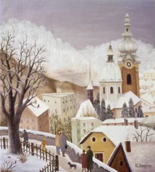 Festungsgasse zimą