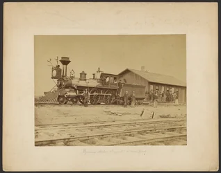Wyoming Station Engine 23 na głównym torze [Wyoming].