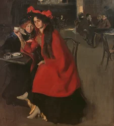 W kawiarni, 1902