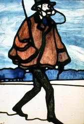 Dandy, ok. 1900 (witraże)
