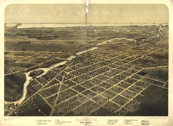Monroe, Monroe Co., Michigan 1866 r. LOC 73693438