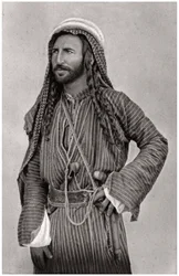 Beduin z pustyni, Irak, 1925