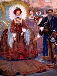„Szybko zdejmując płaszcz rzucił go na ziemię”, 1581, 1905.