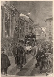 Verdi, Giuseppe: procesja pogrzebowa, Mediolan, 26 lutego 1901.