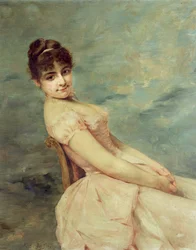 Portret młodej kobiety
