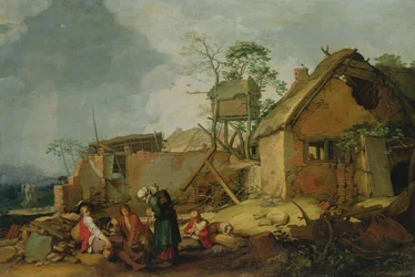 Krajobraz z gospodarstwem, 1629