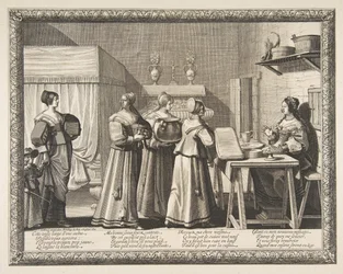 Prezenty ofiarowane pannie młodej Prezenty ofiarowane pannie młodej ok. godz. 1633.