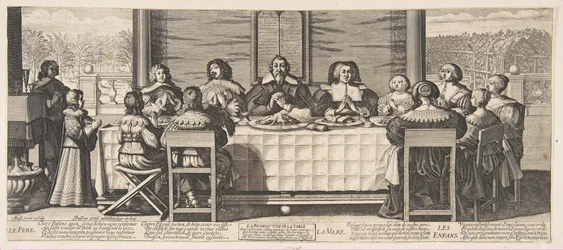 Błogosławieństwo przy stole, ca. 1635.