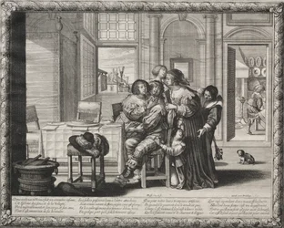 Syn marnotrawny: Riotous Living, 1635.