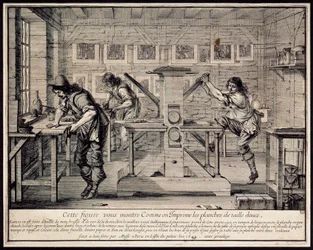 Warsztat rytownika, 1642.