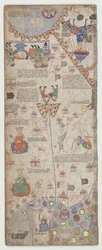 Atlas kataloński, karta 11, 1375