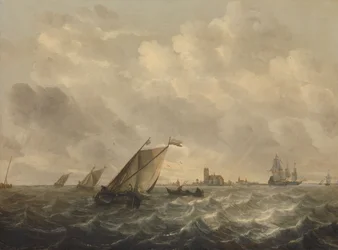 Widok rzeki, ok. 1643-1650 (olej na płycie)