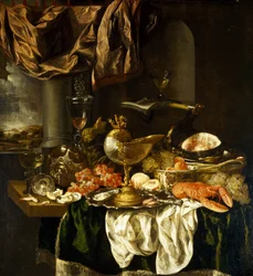 Martwa natura z krajobrazem, 1650
