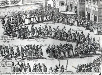 Procesja na ślub Fryderyka V, elektora palatyna i księżnej Elżbiety, ok. 1613