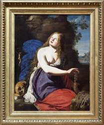 Skruszona Maria Magdalena, Obraz olejny na drewnie Abrahama Janssensa (van Nuyssen) (1567-1631). Fotografia, KIM Youngtae, Pałac Sztuk Pięknych w Lille, Lille, Francja.