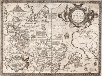 Mapa Rosji z: Theatrum Orbis Terrarum, 1598