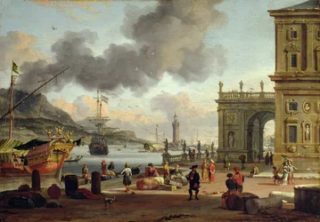 Śródziemnomorska scena portowa