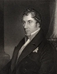 George Hamilton Gordon, ryty Thomas Woolnoth (1785-1857) z „Narodowej Galerii Portretów, tom III”, wydana ok. 1835