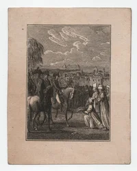 Napoleon w Egipcie, ok. 1795 r. (rycina)